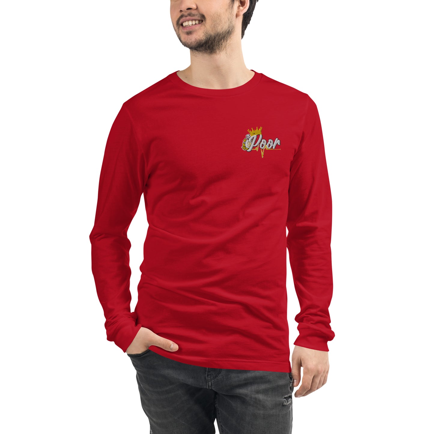 POOR Embroidered Long Sleeve Tee